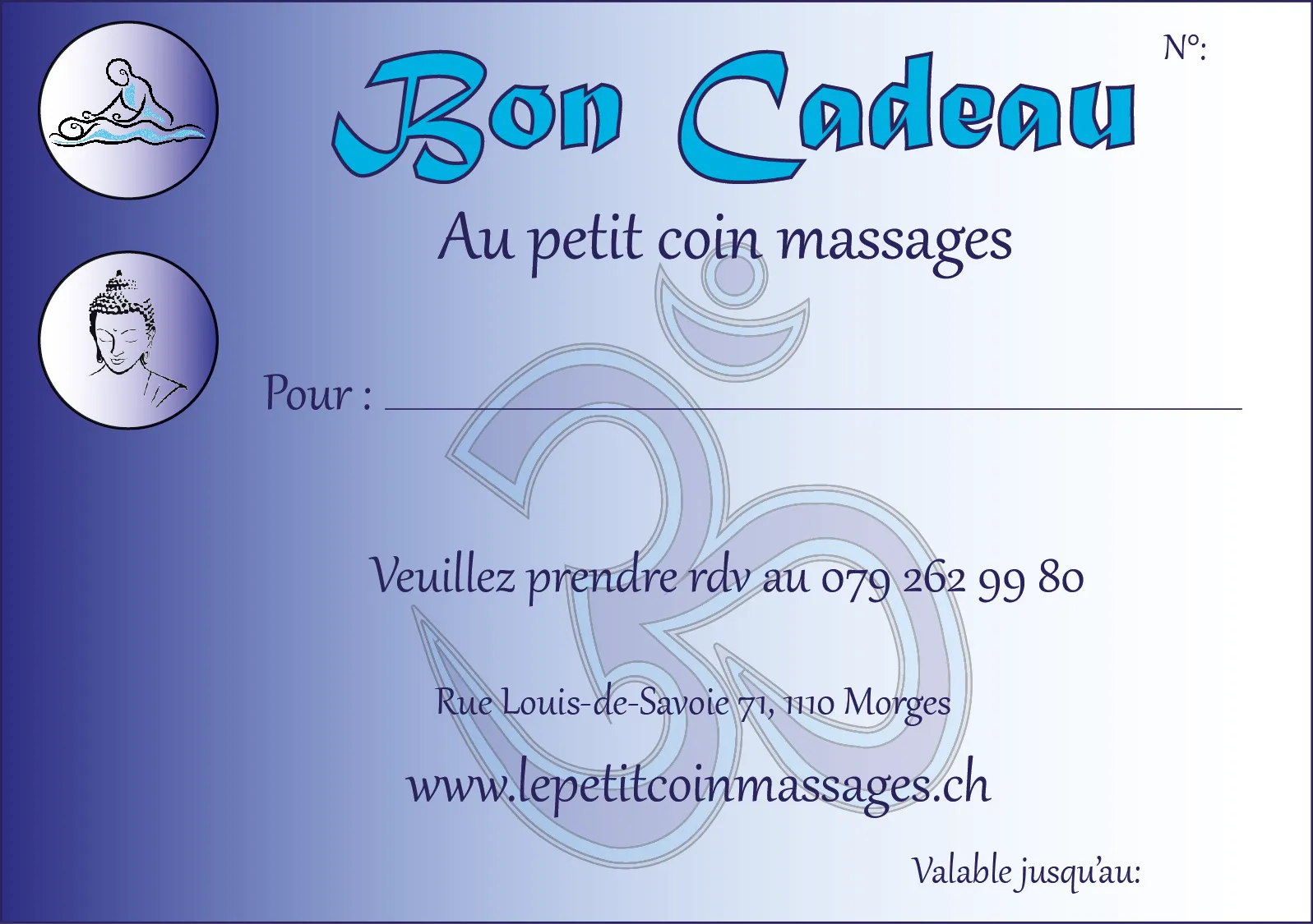Le Petit Coin Massages gift card