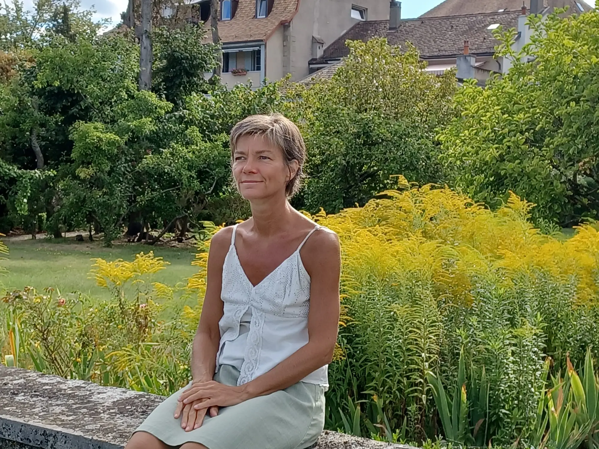 Nadia, therapist at Le Petit Coin Massages in Morges